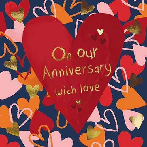 Picture of ON OUR ANNIVERSARY WITH LOVE CARD